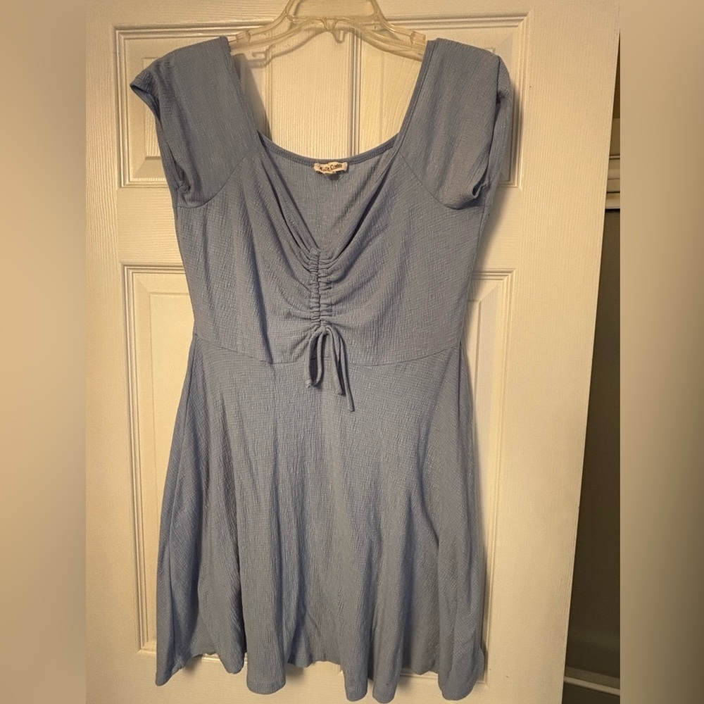 New w/out tags. Light blue dress. Size L.
